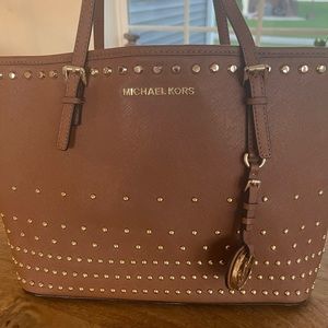 Michael Kors studded tote bag